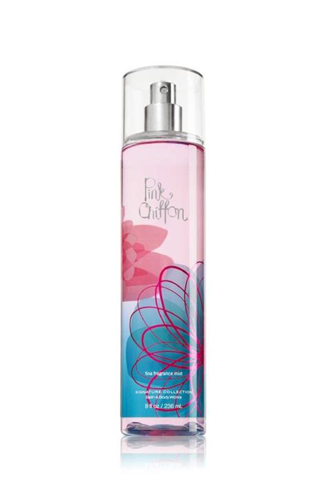 best bath and body works fragrance mist|pink chiffon fine fragrance mist.